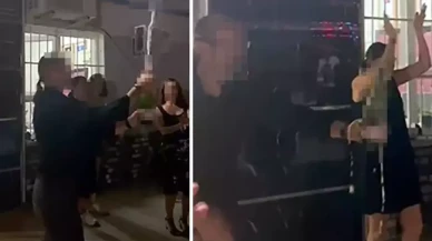 İzmir’de okul bahçesinde şampanyalı kutlama: Veliler tepkili