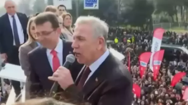 İmamoğlu'nun mikrofonu verdiği Yavaş'ın sözleri alandakileri coşturdu