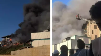 Üsküdar'da işçi konteynerlerinde yangın: 250 işçi mağdur