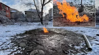 Kar yağışı da durduramadı! 5 gündür arazinin ortasında öylece yanıyor