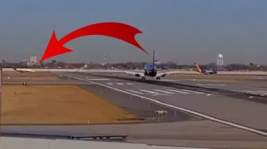 ABD'deki havalimanında faciadan dönüldü! Pilot yüzlerce yolcunun hayatını kurtardı