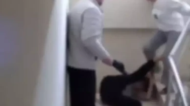 Engelli oğullarını darbeden çift,  gözaltına alındı