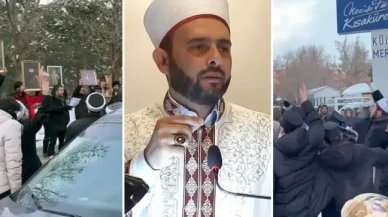 Halil Konakçı'ya büyük şok! Vaaz vermek için gittiği Erzurum'da protesto edildi