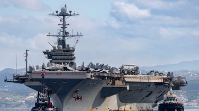 Akdeniz’de ABD uçak gemisi ve ticaret gemisi çarpıştı