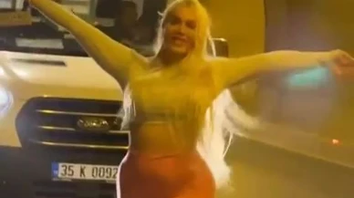 İzmir Konak Tüneli'nde trafiği tehlikeye soktu: Genç kadın gözaltına alındı!