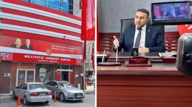 Siyasi gerilim: Saadet Partisi Heyeti MHP İl Binası önünde kapıda kaldı!