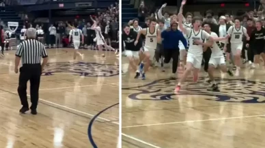 ABD’de okullar arası Basketbol Şampiyonası son saniye üçlüğüyle bitti!