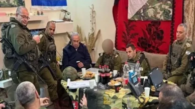 Netanyahu,  Filistinlilere ait bir eve düzenlenen operasyona katıldı.