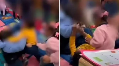 Öğretmenler,  4 yaşındaki çocuğun dövülmesini gülerek izledi