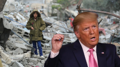 Gazze'deki Filistinli çocuklardan Trump'a cevap