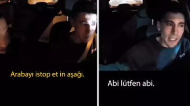 Taksicinin Martı Tag sürücüsüne yaptıkları sosyal medyada infial yarattı