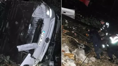 Yolcu otobüsü metrelerce yüksekten şarampole yuvarlandı: 10'u ağır 28 yaralı