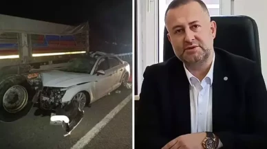 AK Parti ilçe başkanı Mehmet Çongar trafik kazasında hayatını kaybetti