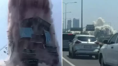 7.7'lik deprem Bangkok'taki gökdeleni saniyeler içinde yerle bir etti