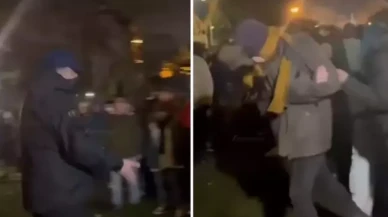 Komisere "Teke tek" teklifinde bulunan eylemci,  hiç beklemediği bir karşılık aldı