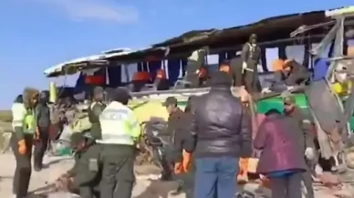 Bolivya'da otobüs kazası: 37 ölü,  39 yaralı