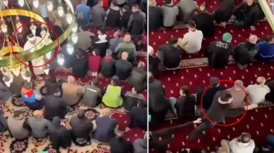 Camide siyasi tartışma! İmam araya girip kavgayı ayırdı