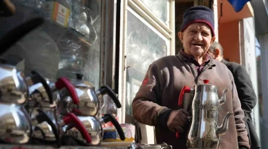 40 Yıldır Çaydanlık ve Tencere Tamiri Yapan Usta Mesleğini Sürdürüyor!