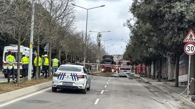 İnşaattaki iskele çöktü! 5. kattan yere düştüler,  ağır yaralılar var