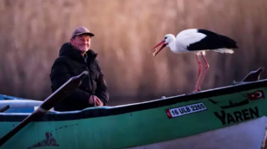 Yaren leylek ile Balıkçı Adem 14. kez buluştu