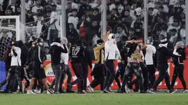 Saha savaş alanına döndü,  ölen taraftarlar var