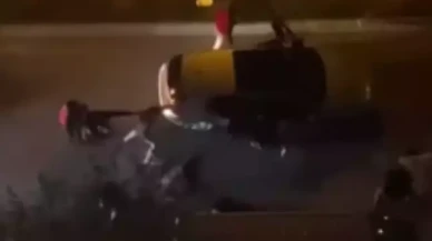 Yol verme kavgasında ortalık savaş alanına döndü