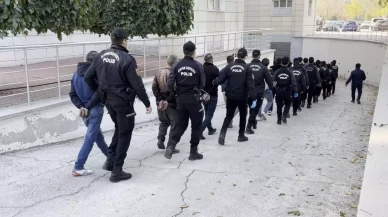 ‘Narkokapan Konya’ operasyonunda 446 gözaltı, 424 tutuklama