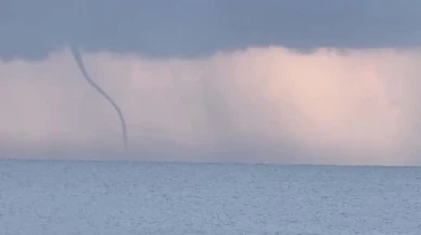 Antalya açıklarında hortum paniği yaşandı