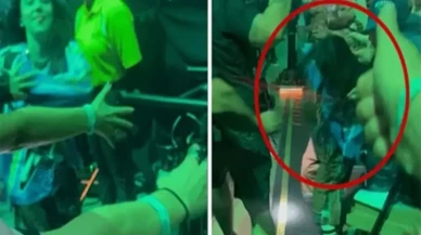 Billie Eilish'e konserde büyük şok: Hayranı tarafından yere düşürüldü