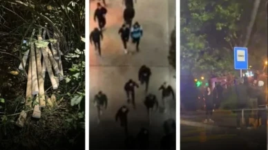 Karadağ’da olaylar durulmuyor! Her köşe başına Türkleri dövmek için beyzbol sopaları yığmışlar