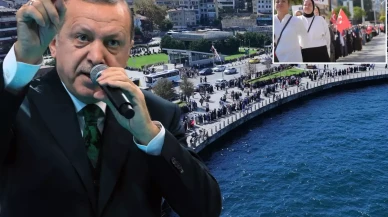 Cumhurbaşkanı Erdoğan çağrı yaptı, binlerce kadın  sokağa indi