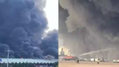 Bangladeş’te havaalanı alev alev yandı! Uçuşlar durduruldu, yaralılar var