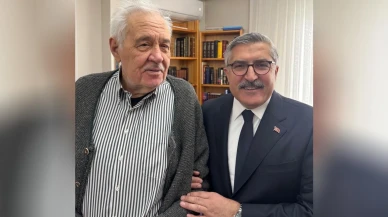 Hüseyin Yayman, Prof. Dr. İlber Ortaylı’yı evinde ziyaret etti