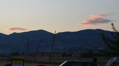 Çorum semalarında mercek bulutu görüldü