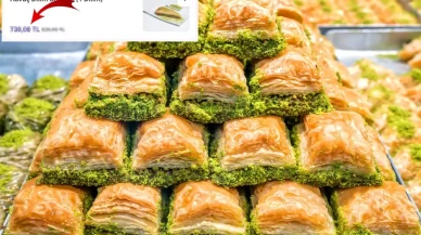 1 dilim baklavanın fiyatı, pes dedirtti