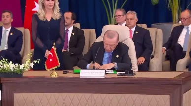 Cumhurbaşkanı Erdoğan, Gazze'deki Ateşkes Mutabakatına imza attı