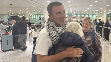 İsrail’in alıkoyduğu 4 İngiliz aktivist ülkelerine döndü: “Gazze halkı için geri geleceğiz”