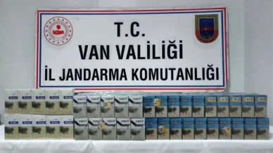 Van'da jandarmadan kaçak sigara operasyonu: 2.940 paket ele geçirildi