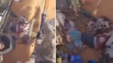 Sudan'dan kan donduran görüntüler! Cesetler peşi sıra dizildi