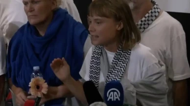 Greta Thunberg Yunanistan'da: “Gazze’de soykırımı durdurmak bize düşüyor”
