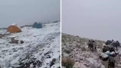 Niğde Demirkazık Dağı’nda 4 dağcı mahsur kaldı