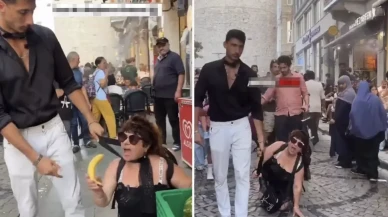 İstanbul’da skandal görüntüler: Tasma takıp kadını sokakta dizleri üzerinde yürüttü