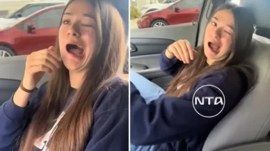 Dişçiden çıkan kadının ağzı birden kaymaya başladı