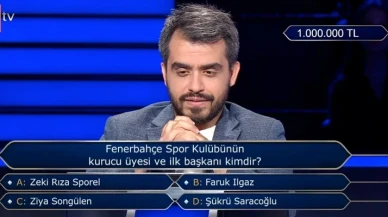 Kim Milyoner Olmak İster’de heyecan dolu anlar: 1 milyonluk soruyu açtırdı