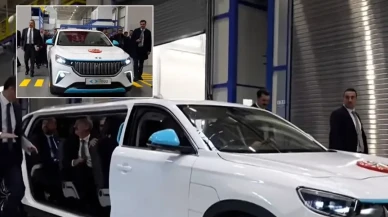 Altay Tankı Töreninde İlk Gösterim: Cumhurbaşkanı Erdoğan, Limuzin Togg’la Geldi