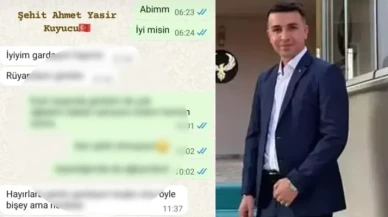 Şehit Ahmet Yasir Kuyucu’nun kardeşiyle son mesajı duygulandırdı
