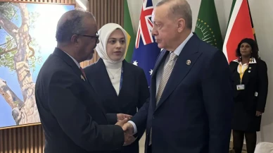 Cumhurbaşkanı Erdoğan, DSÖ Genel Direktörü Ghebreyesus ile bir araya geldi