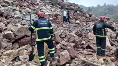 Fatsa'da taş ocağında göçük: 2 kişi enkaz altında