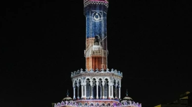 İzmir Saat Kulesi, “Zamanın Hüneri” ile Işıl Işıl: Dijital Sanat Gösterisi Başladı