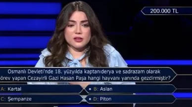 Kim Milyoner Olmak İster’de Osmanlı Sorusu Kahkahaya Boğdu